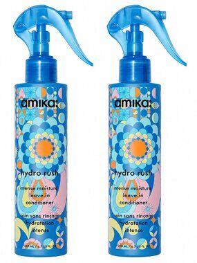 Amika Hydro Rush Intense Moisture Leave-In Conditioner Duo 6.7 oz Each